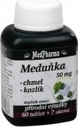 MedPharma HONEYBERRY 50MG + HOPE + VALERIAN 1×37 tbl, HONEYBERRY + HOPE + VALERIAN