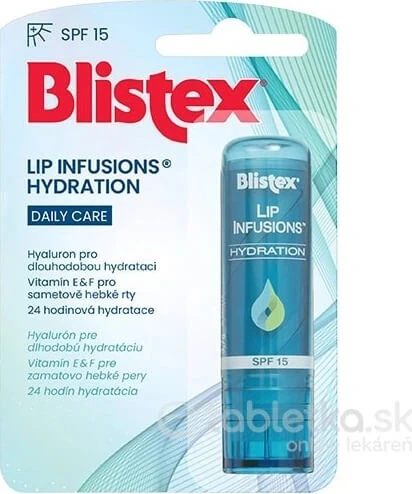 Blistex LIP INFUSIONS HYDRATION SPF 15 1×3,7 g, balsam de buze