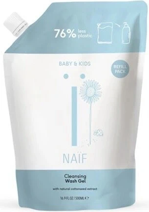 NAÏF Gel de curățare și spălare pentru copii și bebeluși 1×500 ml, gel de curățare și spălare pentru copii