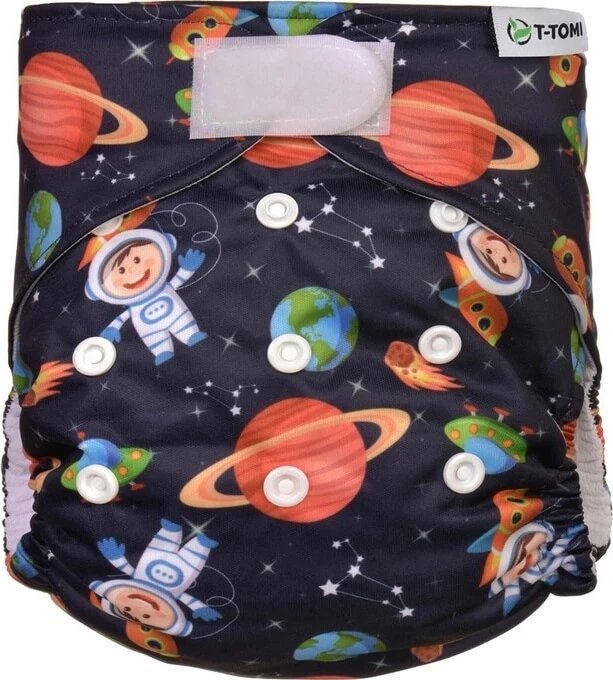 T-TOMI Scutece AIO Scutece - Set de schimbare Univers Velcro 1×2 bucăți, chiloți pentru scutece