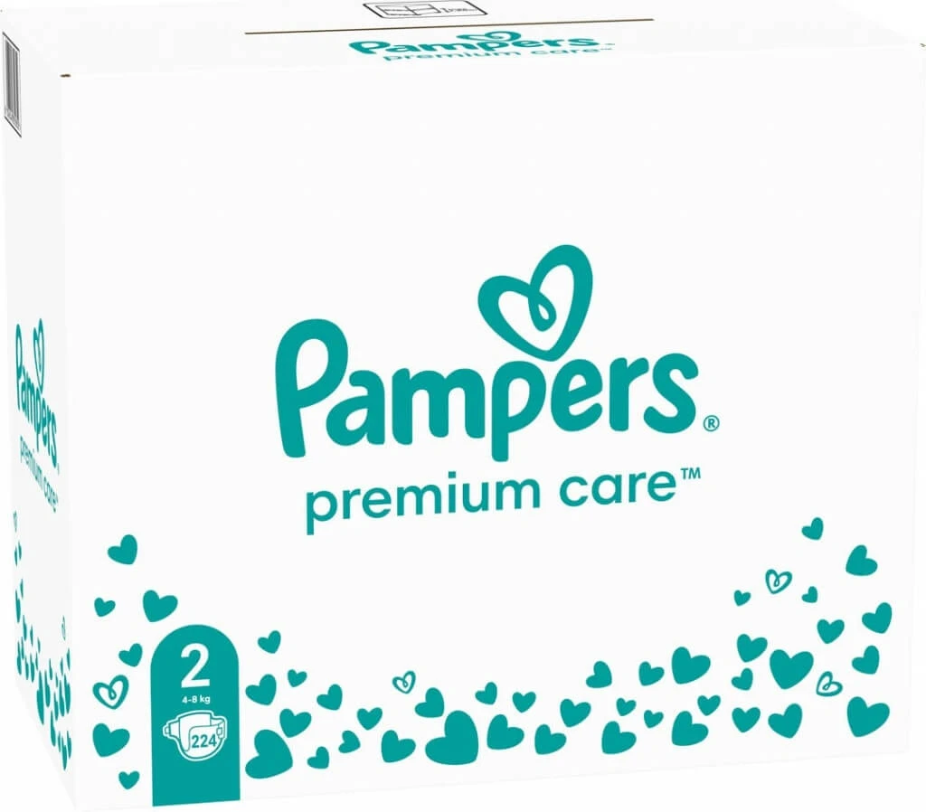 Pampers Premium MBP S2 224pcs (4-8kg) 1×224 buc scutece