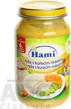 Hami starter Orez cu pui și morcovi 1×200 g, carne și legume starter