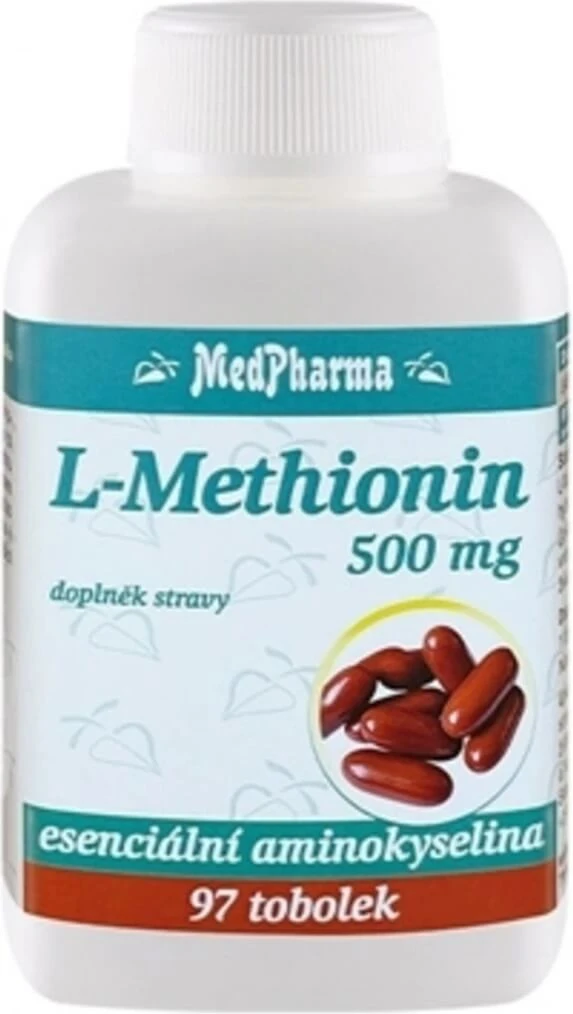 MedPharma L-Metionină 500 mg 1×97 cps, supliment alimentar