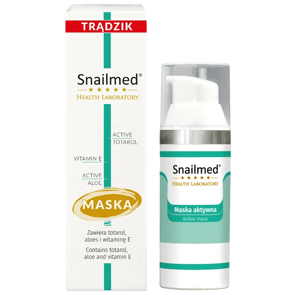 Snailmed, mască lipoactivă anti-acnee pentru tenul cu probleme, 30 ml