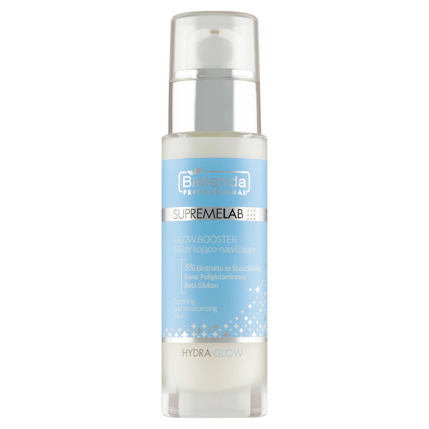 Bielenda Professional SupremeLAB Hydra Glow, elixir calmant și hidratant Glow Booster, 30 ml