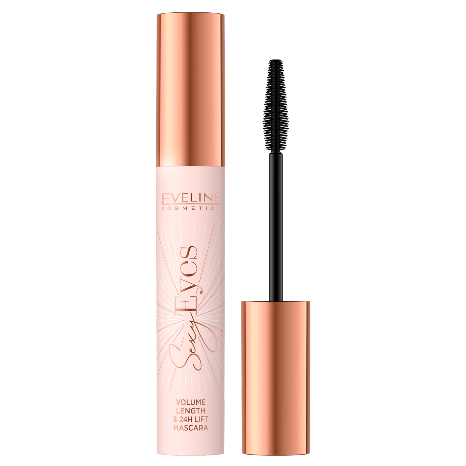 Eveline Cosmetics Sexy Eyes, mascara de îngroșare, alungire și ridicare, 8 ml