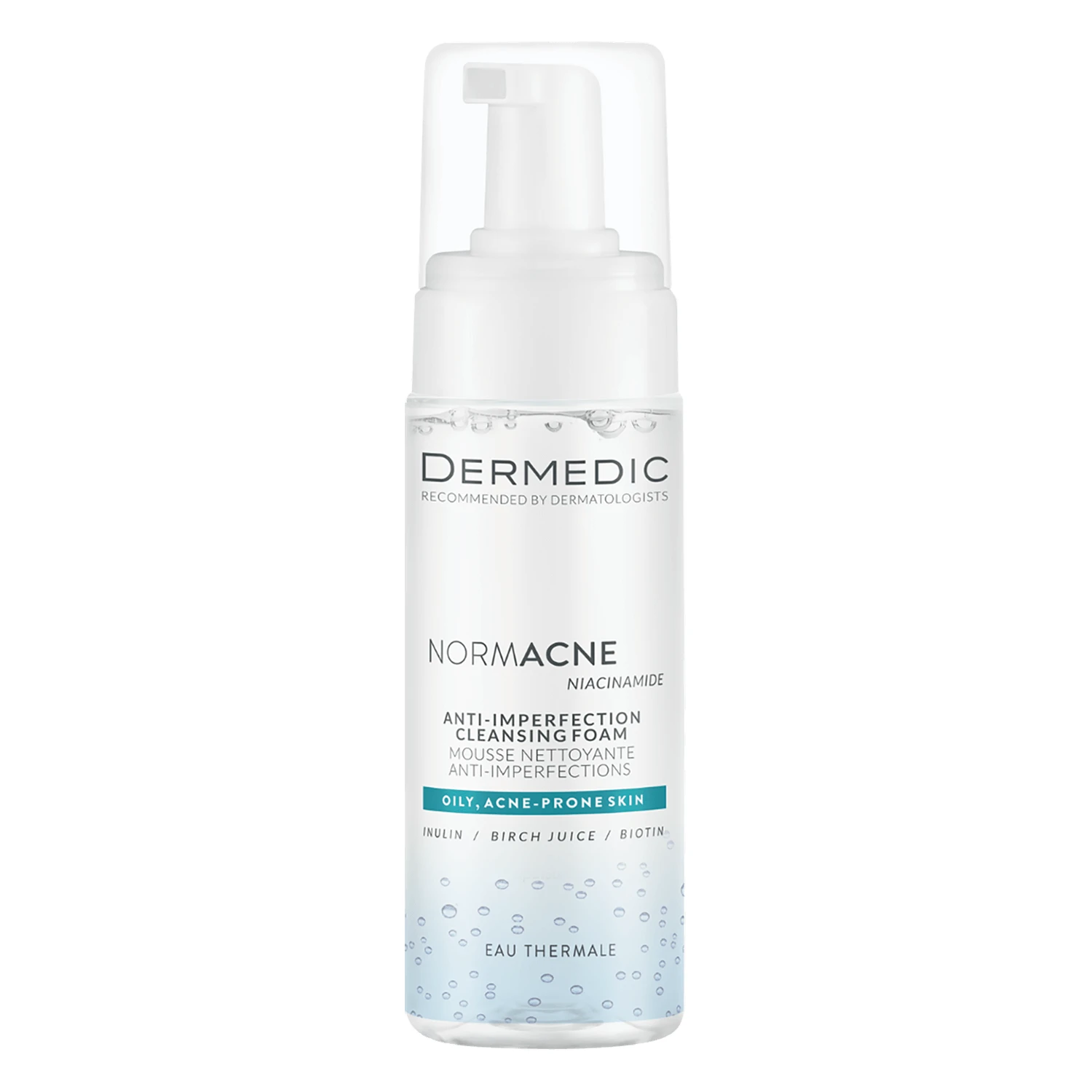Dermedic Normacne, spumă de curățare împotriva imperfecțiunilor, 170 ml