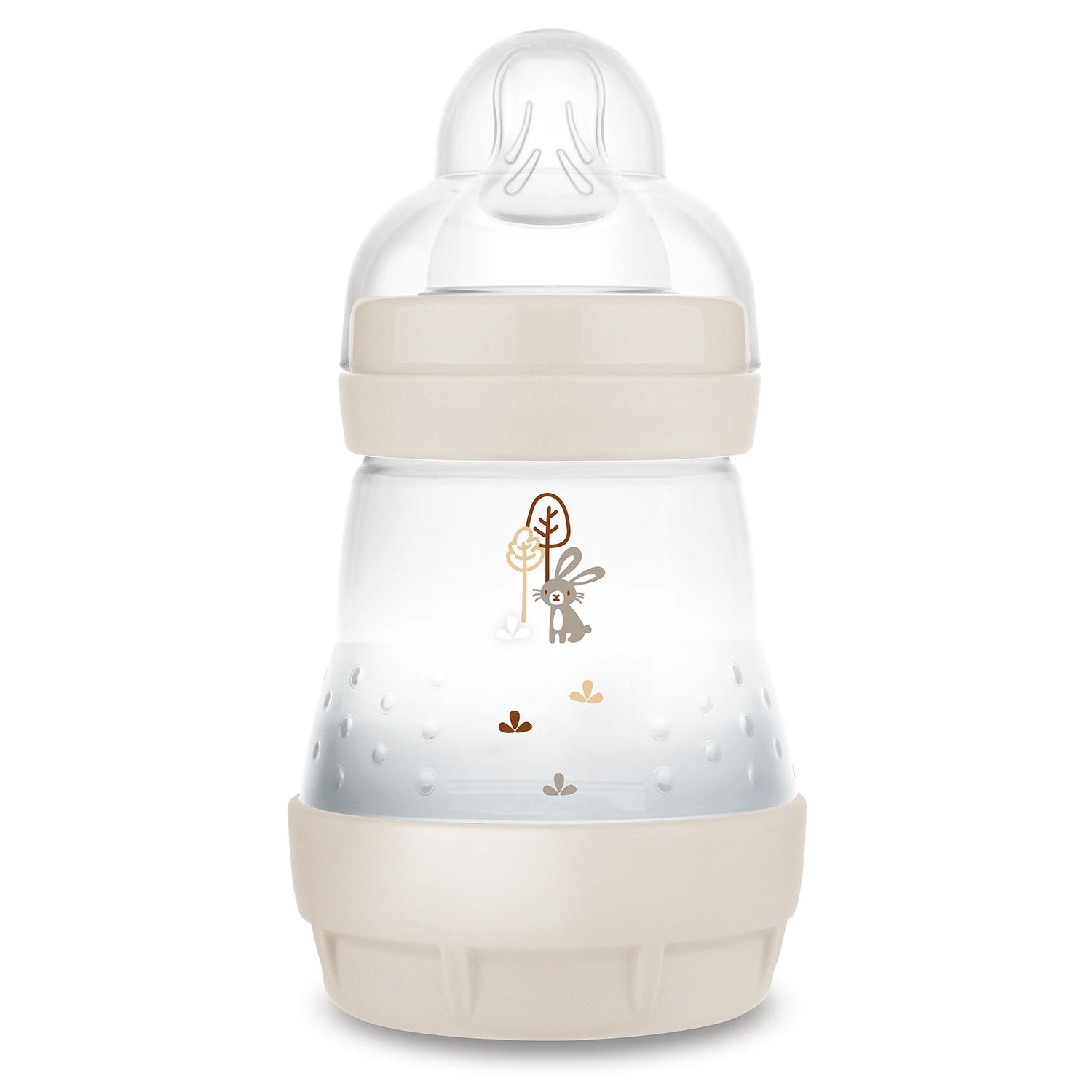 MAM Perfect Start Anti-Colic, biberon anti-colic, cu tetină din silicon, Planet Love, unisex, de la naștere, 160 ml
