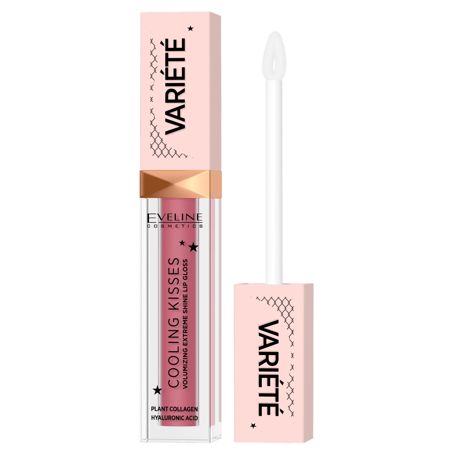 Eveline Cosmetics Variete Cooling Kiss, luciu de buze volumizant cu efect de răcire, nr. 05, 6,8 ml
