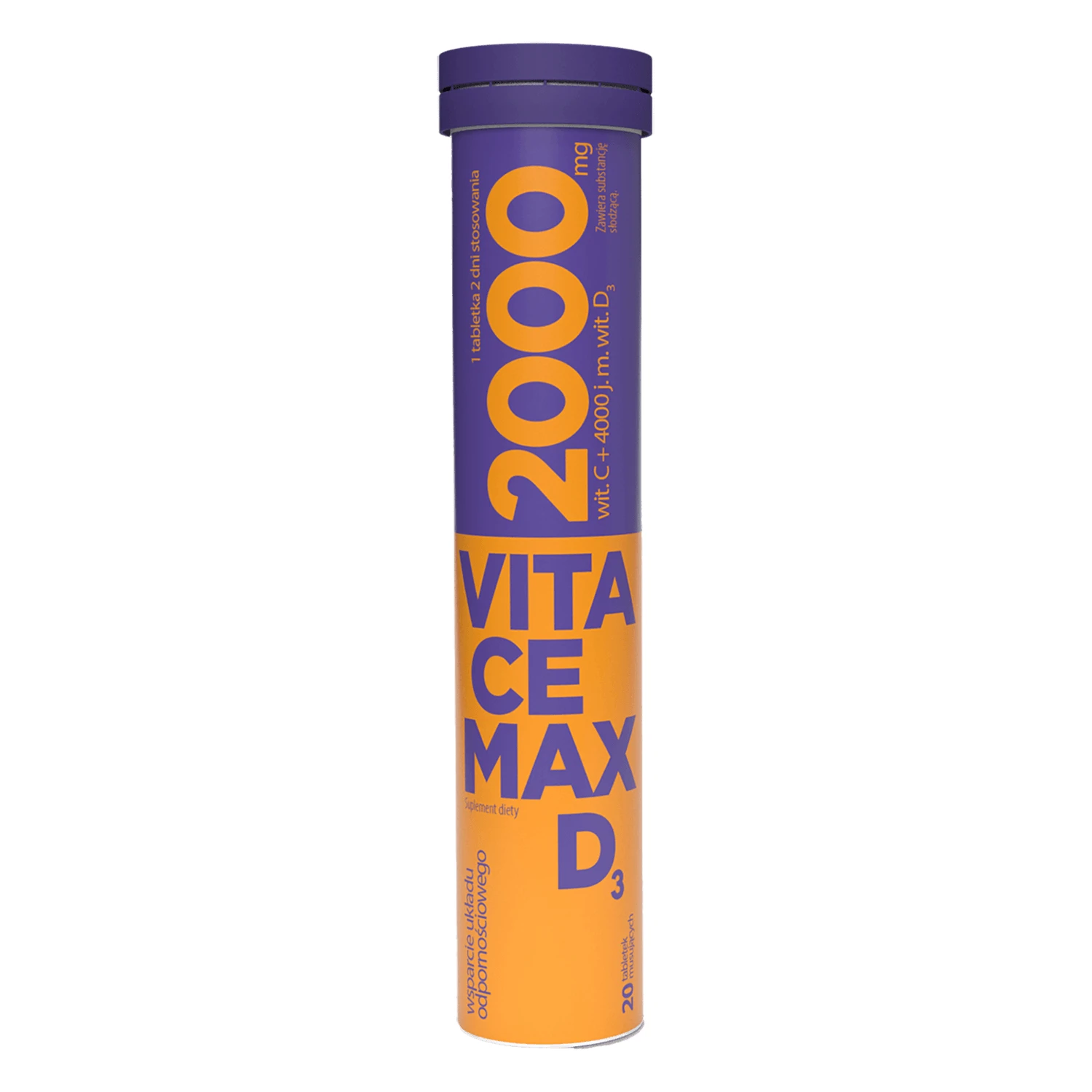 Vitacemax D3, 20 comprimate efervescente