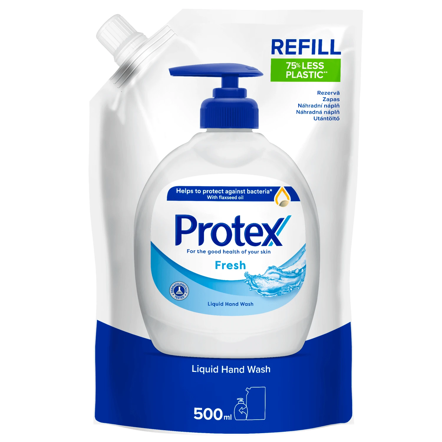 Protex Fresh, săpun lichid, rezervă, 500 ml