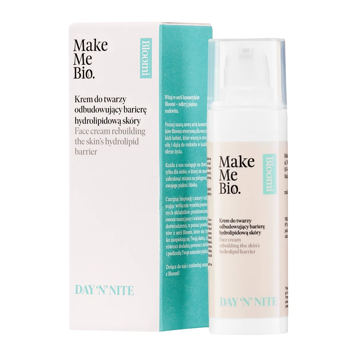 Make Me Bio Bloomi Day'N'Nite, Cremă de refacere a barierei hidrolipidice a pielii, 30 ml
