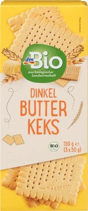 DmBio Biscuiți din alac cu unt, 150 g