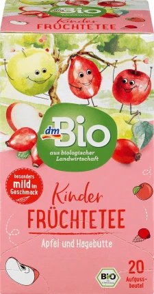 DmBio Ceai de fructe pentru copii ECO, 20 buc