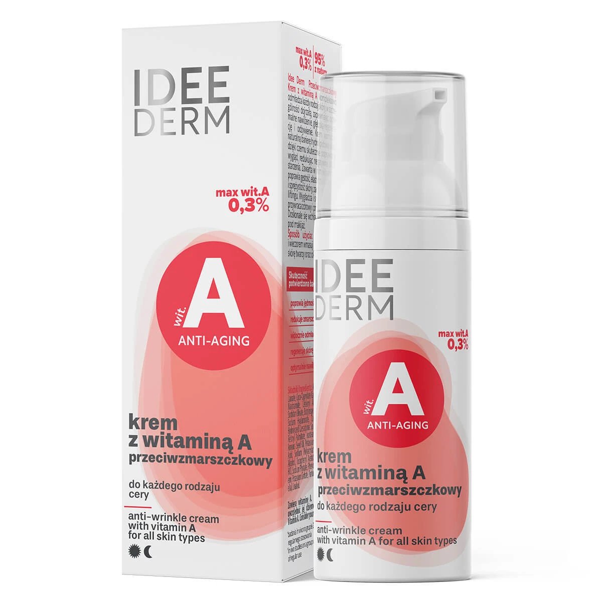Idee Derm, Cremă antirid cu vitamina A, 50 ml
