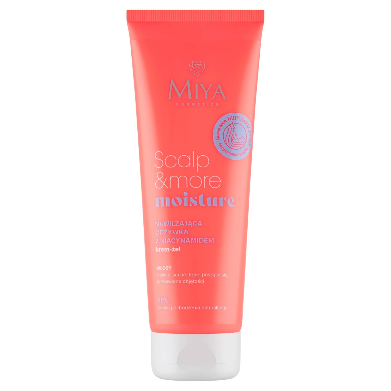 Miya Scalp&more Moisture, balsam hidratant cu niacinamidă, 200 ml
