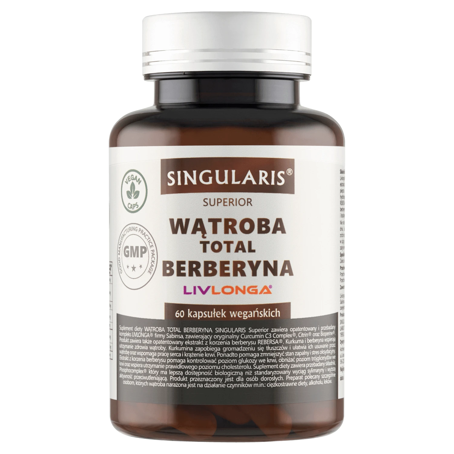 Singularis Superior Liver Total Berberine, 60 capsule