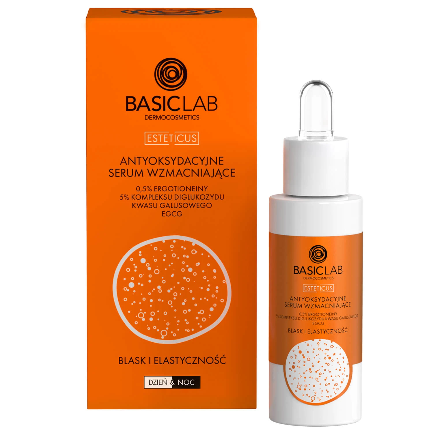 BasicLab Esteticus, ser antioxidant de întărire, 0,5% ergothioneină, 30 ml