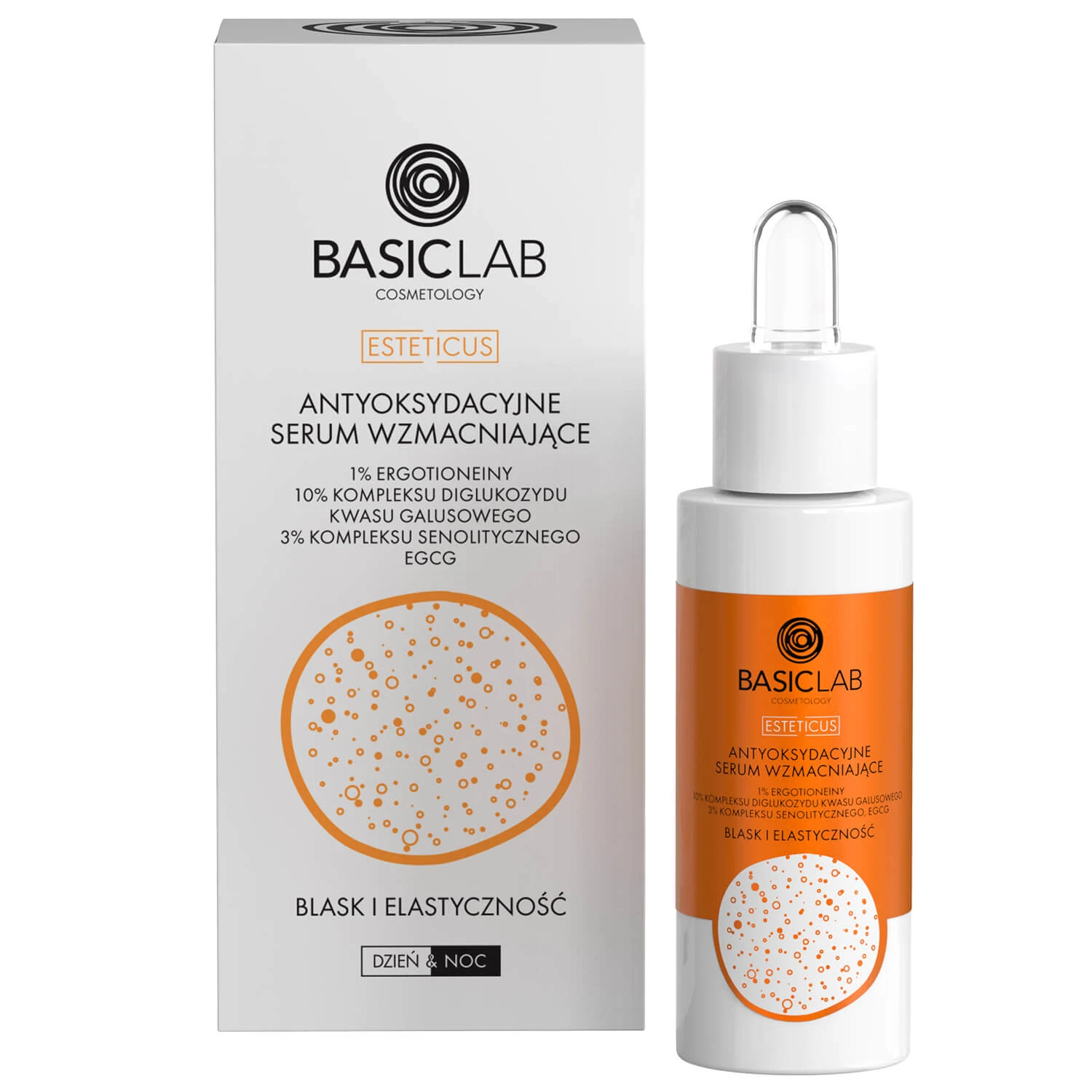 BasicLab Esteticus, ser antioxidant de întărire, 1% ergothioneină, 30 ml