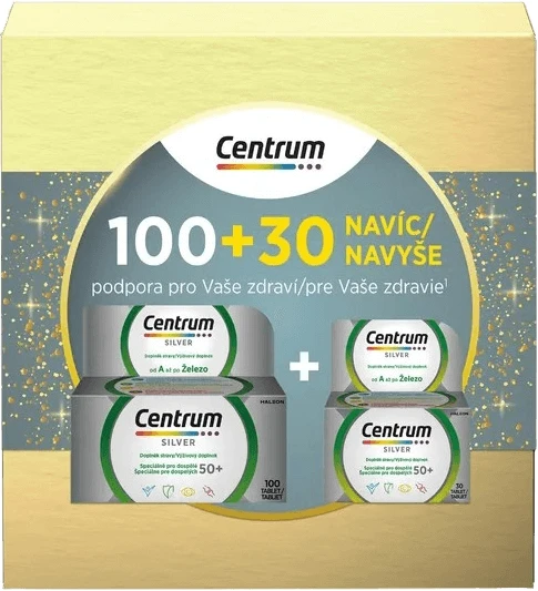 Centrum Silver AZ 50+, pachet cadou 130 comprimate