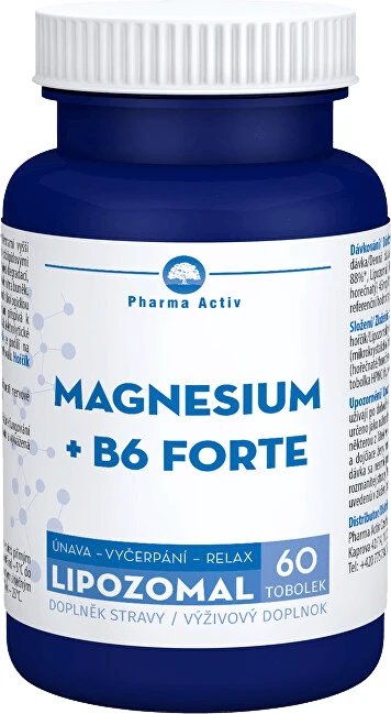 Pharma Activ LIPOZOMAL MAGNEZIU + B6 FORTE 60 capsule