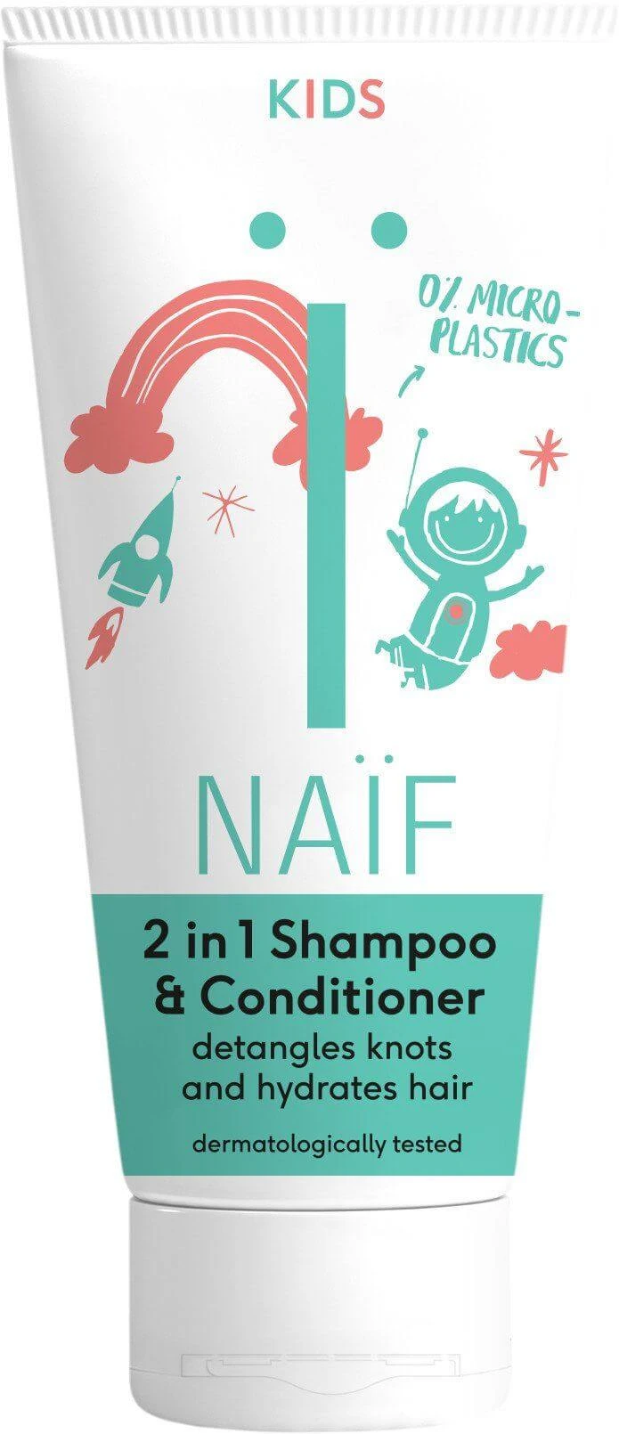 NAÏF Șampon și balsam pentru copii 2în1 pentru pieptănare ușoară 200 ml