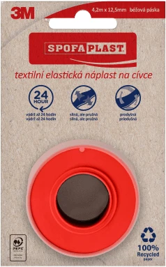 3M Futuro Textile elastic patch 4,2 m x12,5 mm, bej, pe bobină