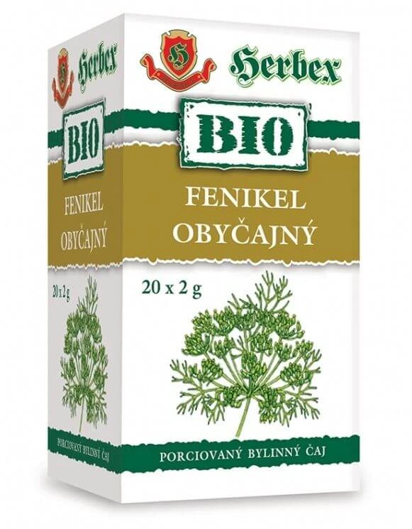 Herbex Organic Fenicul ceai de plante 20 x 2 g