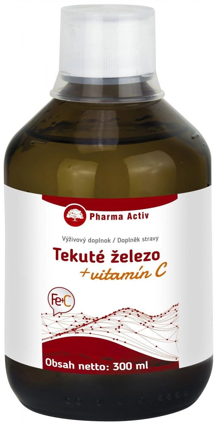 Pharma Activ fier lichid Fe + vitamina C 300 ml