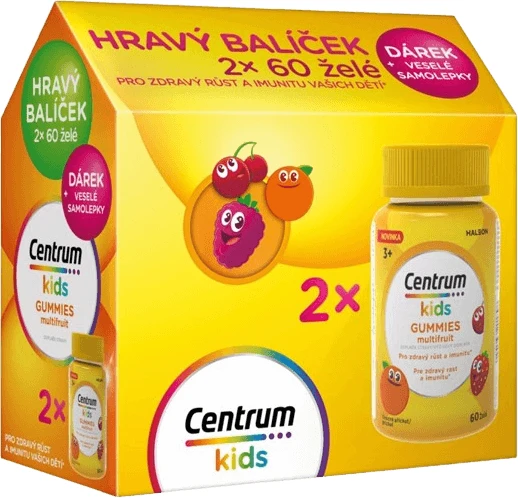 Centrum Kids Gummies Multifruit, 2 x 60 pachet
