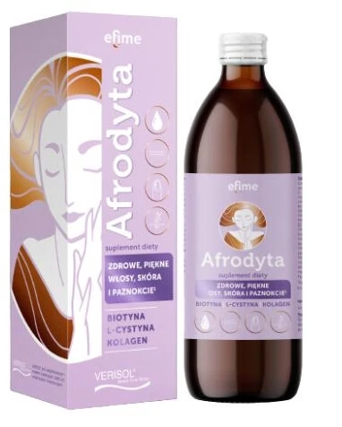 Efime Aphrodite păr picant sănătos piele și unghii, biotină, L-cistină, colagen, 500 ml