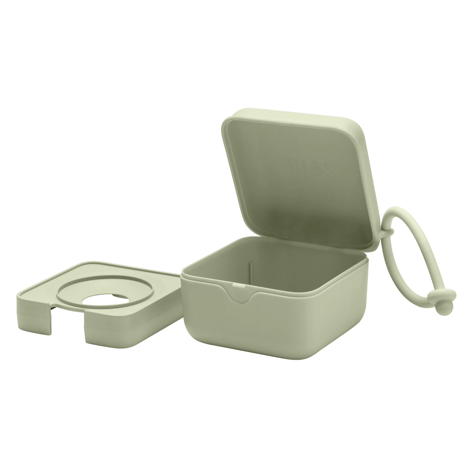 Bibs Cutie pentru suzetă, suport pentru suzetă, Sage, 1 buc