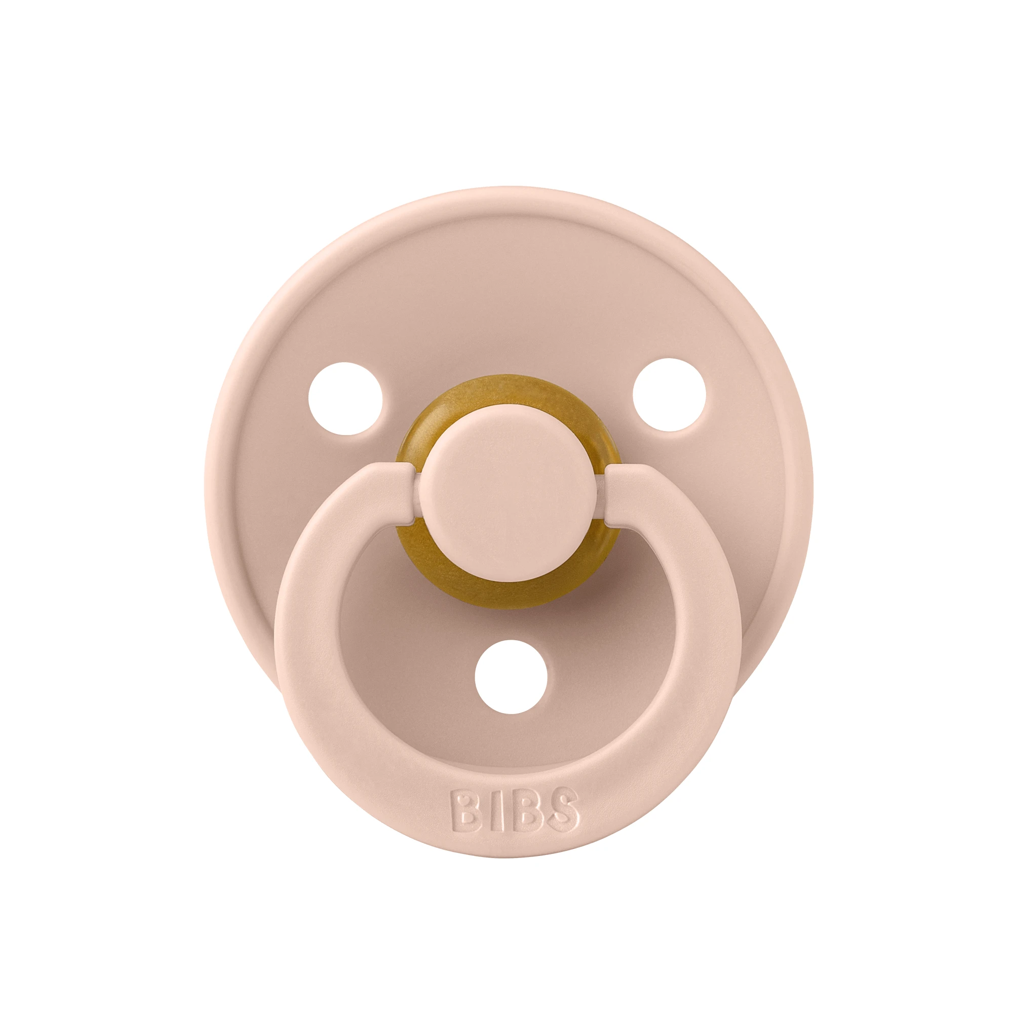 Bibs Colour, suzetă, cauciuc, rotund, mărimea 2, Blush, de la 6 luni, 1 buc