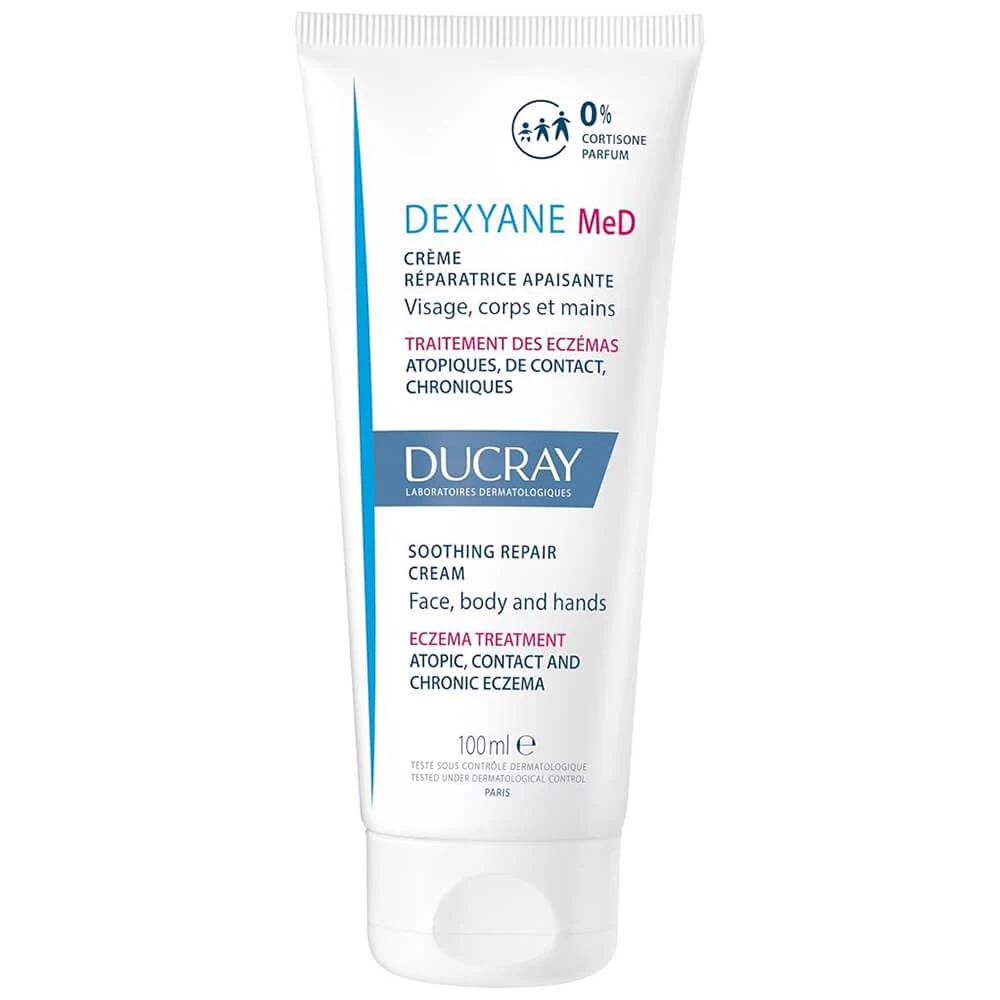Ducray Dexyane Med, cremă calmantă și regenerantă pentru față și corp, piele cu eczeme, 100 ml