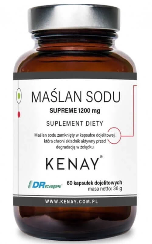 Sodiu butirat SUPREME 1200 mg, 60 capsule Kenay