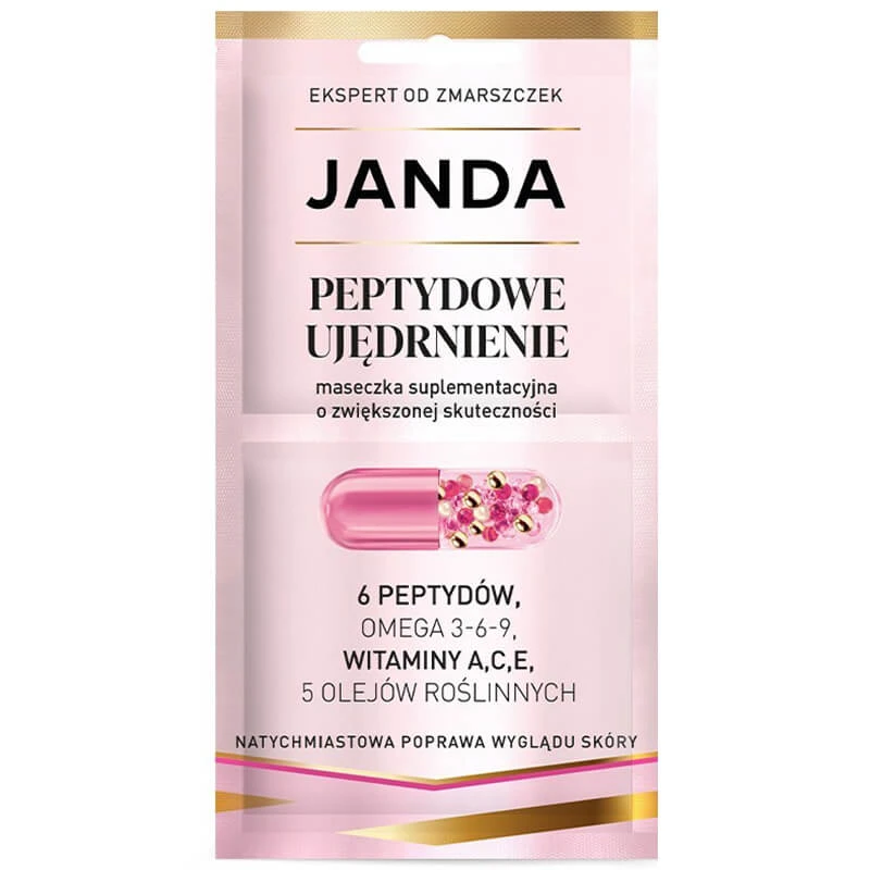 Janda Pharma Peptide fermitate, mască supliment cu eficacitate sporită, 2 x 4 ml