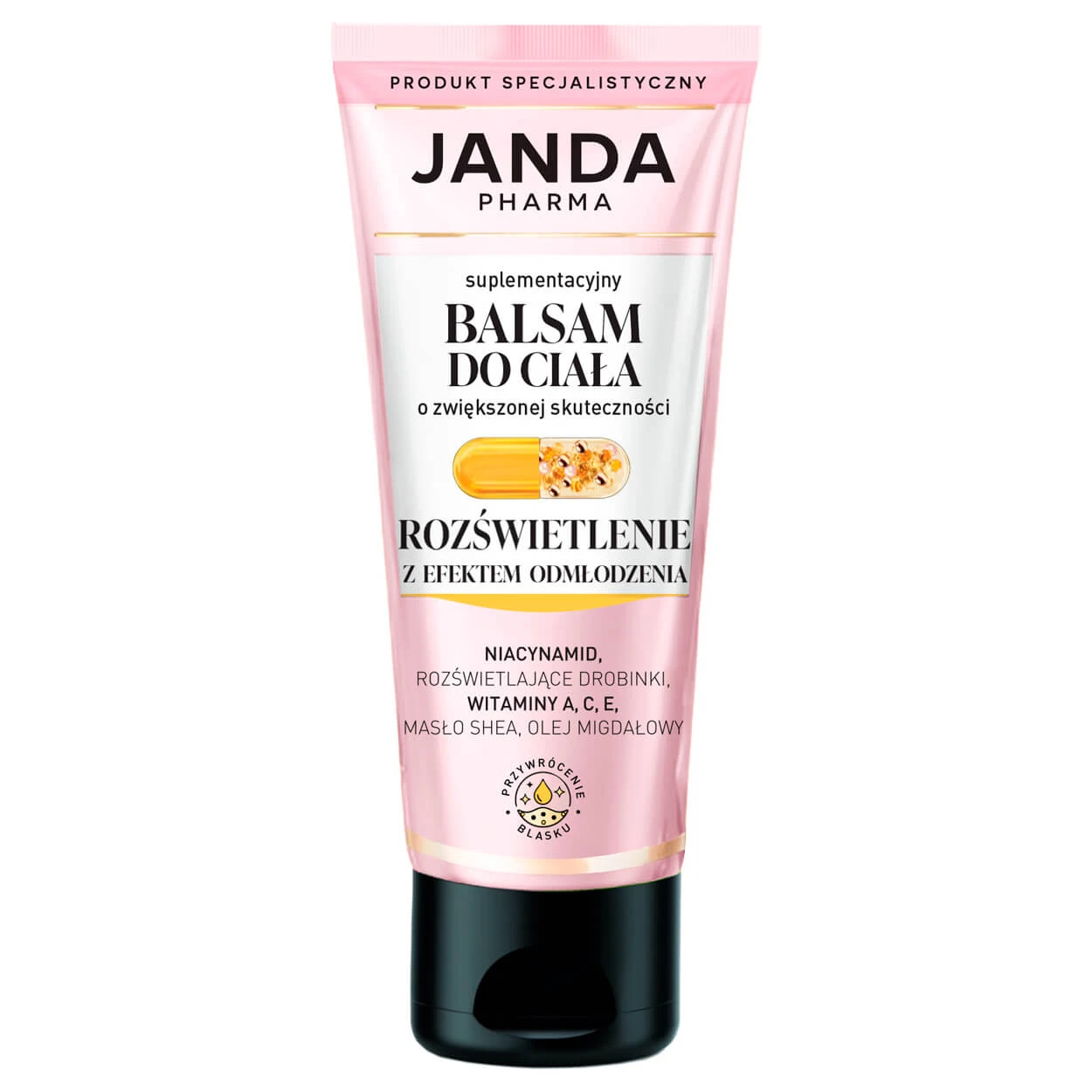 Janda Pharma, loțiune de corp suplimentară, iluminatoare cu efect de întinerire, 200 ml