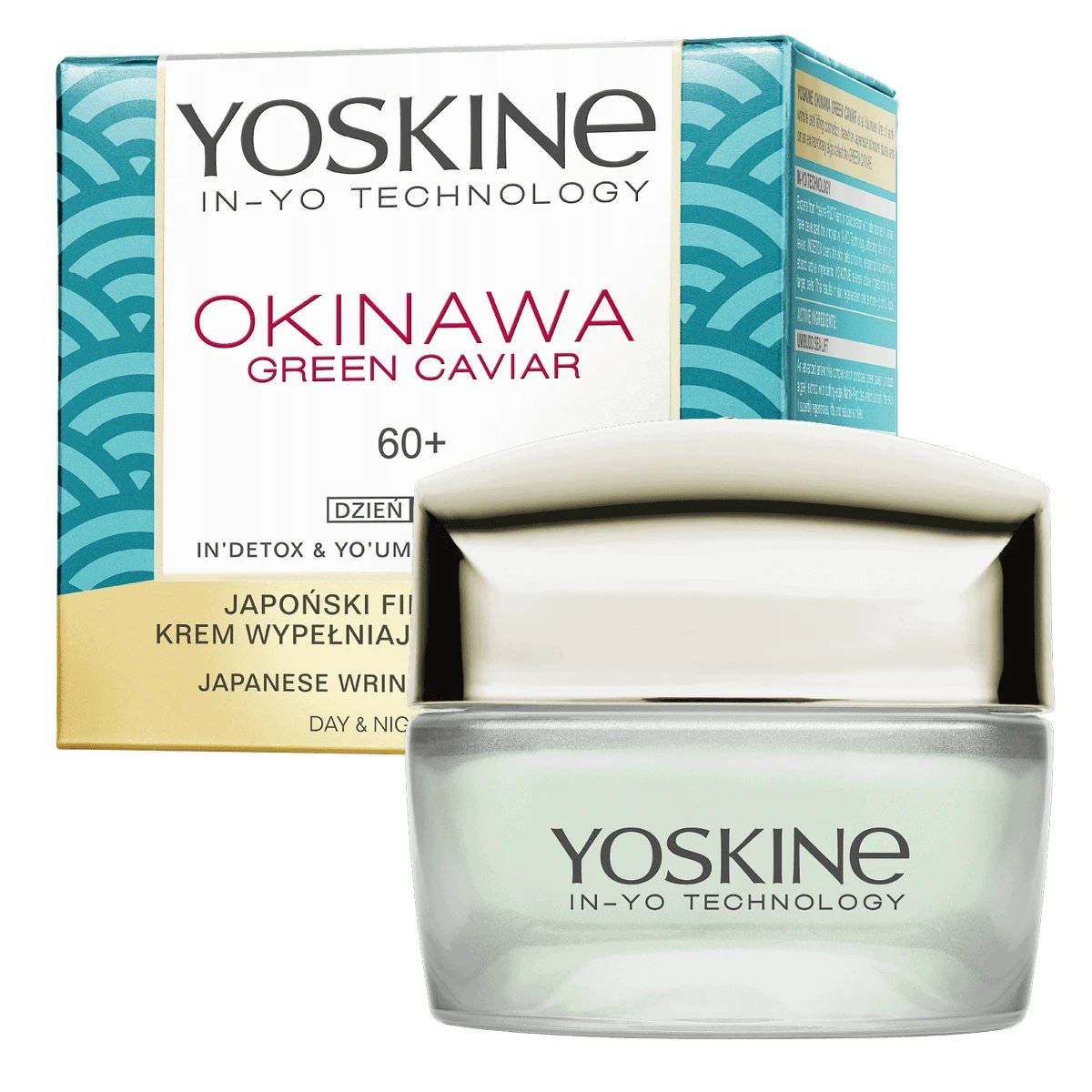 Yoskine Okinawa Green Caviar 60+, cremă de umplere a ridurilor, 50 ml
