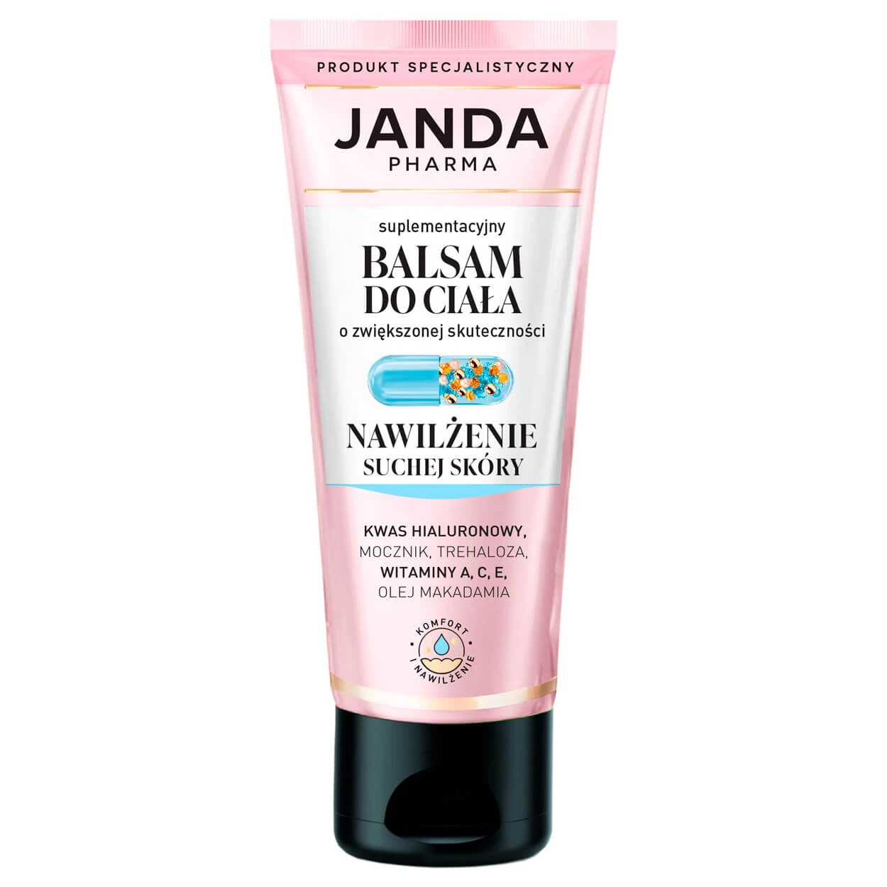 Janda Pharma, loțiune de corp suplimentară, hidratare piele uscată, 200 ml