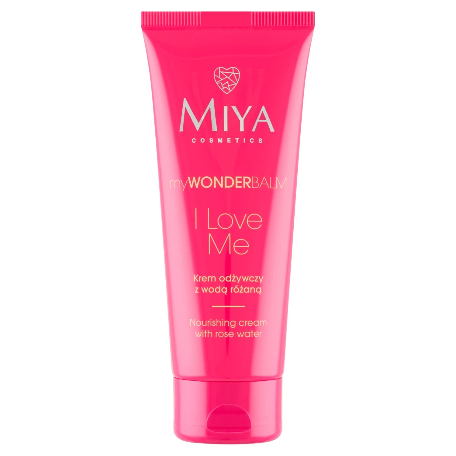 Miya myWONDERBALM I Love Me, cremă hrănitoare cu apă de trandafiri, 75 ml