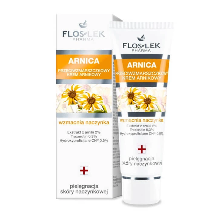 Flos-Lek Arnica, Cremă antirid cu arnică, 50 ml