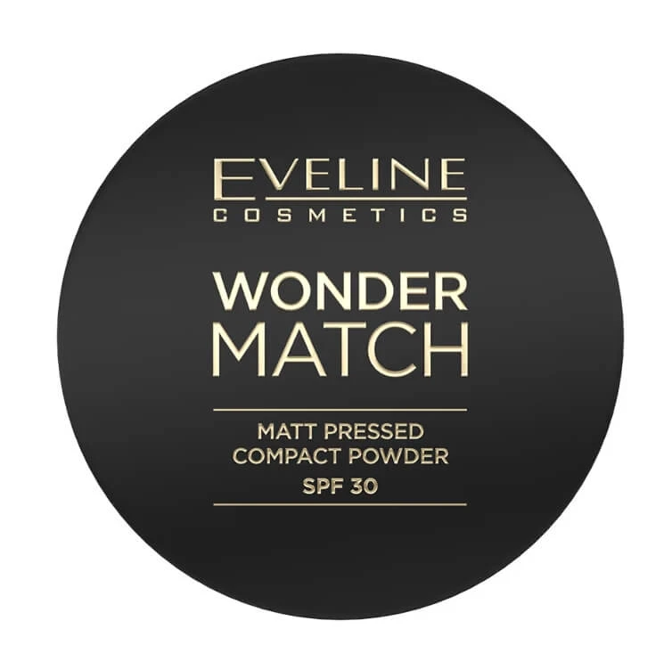 Eveline Cosmetics, Wonder Match, Pudră presată mată cu SPF 30 nr. 02, 8 g