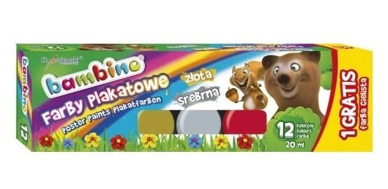 Bambino, Vopsele pentru postere, 12 culori