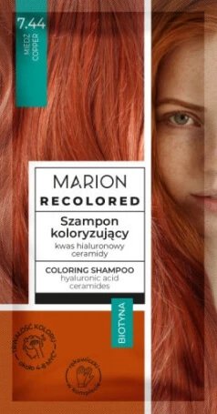 Marion, Șampon colorant Mied 7.44, 35 ml