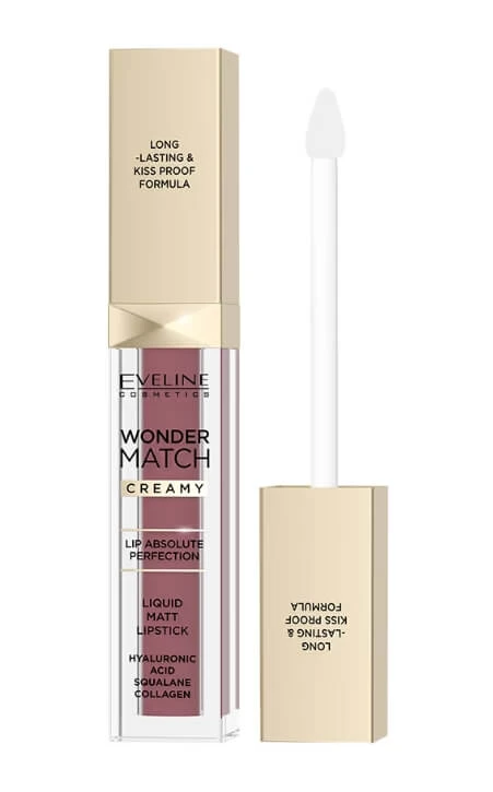 Eveline Cosmetics, Wonder Match, Ruj lichid mat nr. 02, 6.8 ml