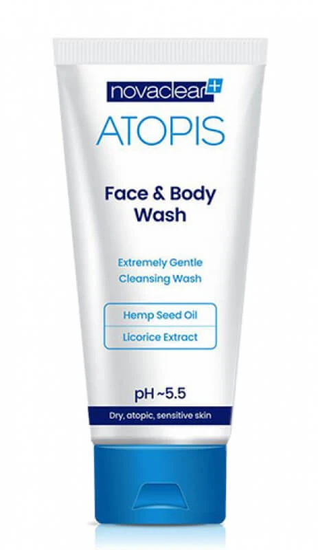 Novaclear Atopis Face amp; Body Wash spală fața și corpul 200ml