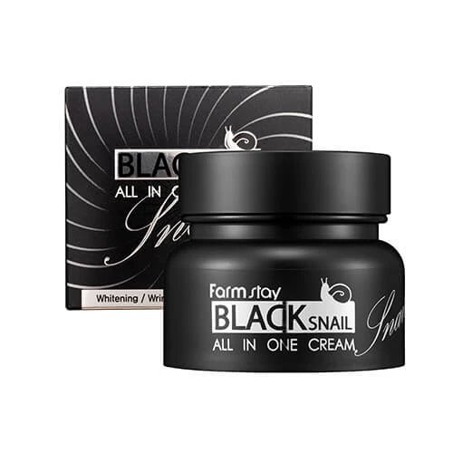Cremă de față FarmStay all-in cu boabe negre de Lima în vrac, 75ml