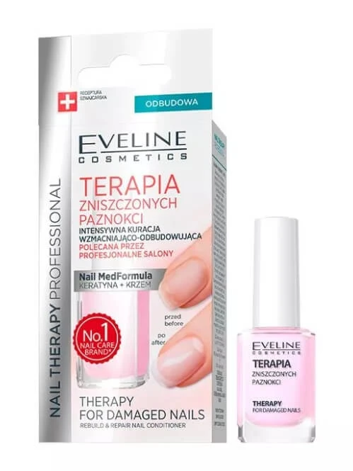 Eveline terapie pentru unghii deteriorate tratament de întărire 12ml