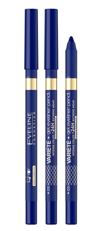 Eveline Cosmetics, Variete, e-eye creion nr 03, albastru, 1 buc