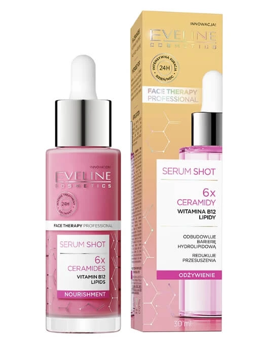 Eveline Cosmetics, Serum Shot, 6x Ceramide Renewal Treatment, 30 ml